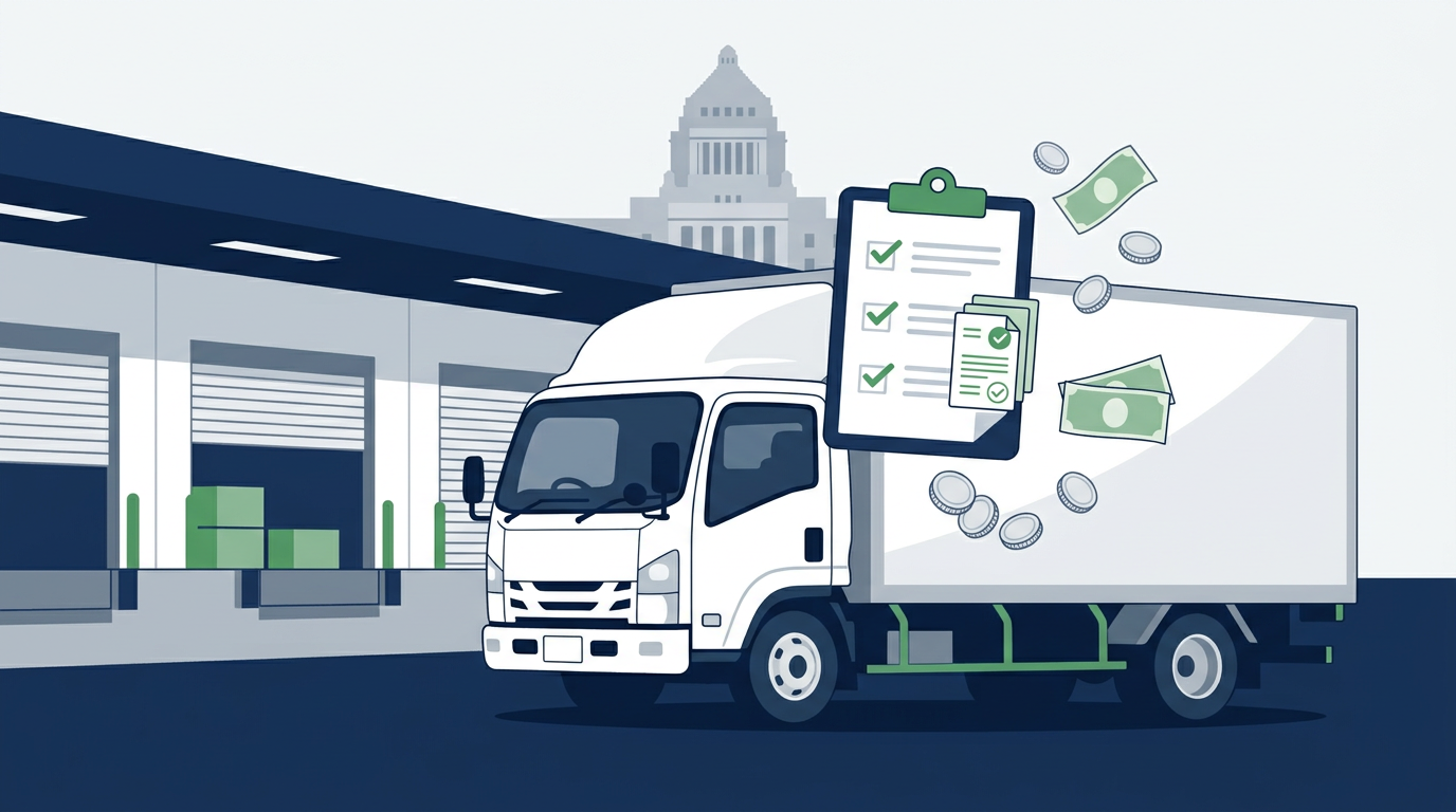 白ナンバーのトラック事業者向け補助金完全ガイド